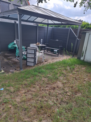 Überdachte Terrasse